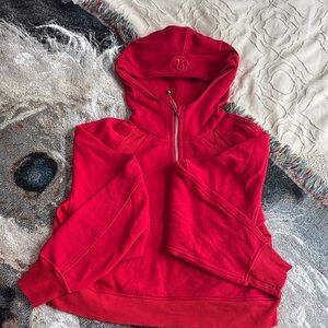 Dark Red Half Zip (Scuba XS/S)